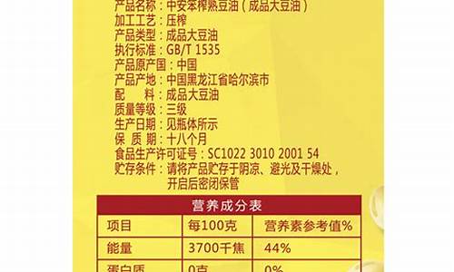 河北压榨大豆油价格表最新_河北大豆油生产公司