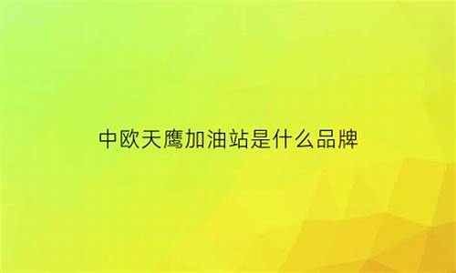 中欧天鹰油价多少钱一升_中欧天鹰油价多少