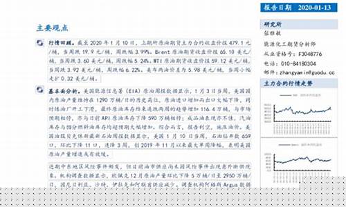 2020油价重回_油价2020年