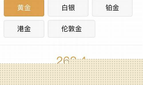 实时金价软件下载_实时金价用什么小程序